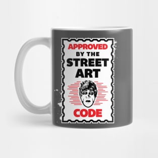 Approved by the Street Art Code Mug